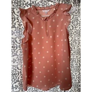 🌟 HOST PICK 🌟 Polka-Dot Sleeveless Blouse